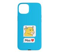 NIU Lai Moo Love Viral Chinois Vache Réaction Meme Coque pour iPhone 15 Plus