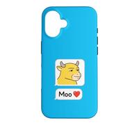 NIU Lai Moo Love Viral Chinois Vache Réaction Meme Coque pour iPhone 16