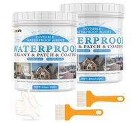 NIUB Polyurethane Waterproof Coating, Étanchéité Liquide Transparent, Pâte Puissante d'Étanchéité innovante, Waterproof Coating, Liquide d Etancheite Transparente, Produit d'etancheité Transparent 2KG