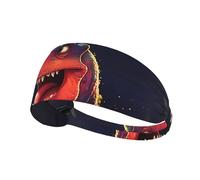 NIUBADAO Bandeau de sport élastique unisexe à grande bouche - Évacue l'humidité et élimine l'excès de transpiration - Convient pour les sports tels que le football, la course à pied, le yoga, etc