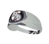 NIUBADAO Mouse in The Hole Bandeau de sport élastique unisexe qui évacue l'humidité et élimine l'excès de transpiration - Convient pour les sports tels que le football, la course à pied, le yoga, etc