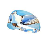 NIUBADAO Seagulls in Flight Bandeau de sport élastique unisexe qui évacue l'humidité et élimine l'excès de transpiration - Convient pour les sports tels que le football, la course à pied, le yoga, etc