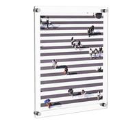 NIUBEE Murale Cadre Photo Acrylique Cadres de Photographie Transparent Mode Cadre Photo sans Cadre à 40x50cm Photo（Cadre Extérieure est 47x57CM