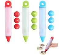 Niuhong 3 Pcs Stylo Décoration Silicone Lettre Gâteau Tartes Embout Pour Poche à Douille Multifonction Cuisine Pour Décorer Les Pâtisseries Glaçage Au Chocolat Crème DIY Écriture Et Décoration