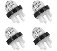 Niuhong 4 Pcs Ampoule d'Amorce d'Huile Ampoules Carburateur Pompe Ampoule Carburant Tondeuse Gazon Tronçonneuses Soufflantes Compatible TS410 & TS420 Souffleur BR350 BR430 SR430 SR440 (A)