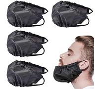 Niuhong 4 Pcs Bavoir Barbe Homme Protection Barbe Homme Entretien Barbe Chiffon Barbe Barbiche Pattes Cou Prenez Soin Hommes Barbe Tablier Barbe Ajustable Protection Nettoyage Rasage Hommes