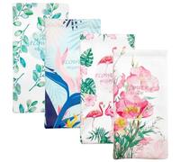 Niuhong 4 Pcs Etui Lunettes Souple Pochette Lunettes Soleil Etui Portable Lunettes Soleil Etui Lunettes Cuir Sac Lunettes Doublure Intérieure Douce Avec Chiffon Nettoyage Mesdames Et Messieurs (A)