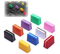 Niuhong 9 Pcs Capuchons Faders Colorés Boutons Coulissants Mélangeur Accessoires Table Mixage DJ pour Pioneer DJM350, 400, 500, 700, 750, 800, 850, 900NEXUS, 900SRT, 900NXS2, 2000, 2000nexus