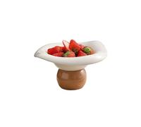 NIUHUAHUI Plateau de collations aux fruits Assiette à fruits salon cuisine assiette à fruits assiette à collation panier à fruits for pendaison de crémaillère Décoration de la maison(Brown)