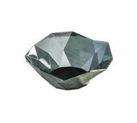 NIUHUAHUI Plateau de collations aux fruits Assiette à fruits salon ménage lumière luxe vent cristal ornements créatif bol à fruits Décoration de la maison(Blue)
