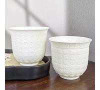 NIUKOMY Tasse à Thé Sans Anse, Lot de 2 Tasse à Thé en Céramique, Ensemble de 2 Tasse à Thé en Porcelaine, Tasses à Thé Kung Fu Chinois, avec Traditionnel des Cent Bénédictions(190ml Blanc)