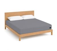 NIULAFR Drap-Housse de Mise à la Terre avec Cordon - Solution de Sommeil Saine et Naturelle - Poche Profonde pour Un Meilleur Bien-être - Très Grand lit (193 x 203,2 x 35,6 cm, Gris)