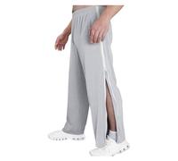 NIULI Pantalon Déchirable Unisexe Avec Poches M-3XL De Rééducation D'entraînement Ample Ouvert Sur Le Côté Avec Fermeture Éclair Latérale Large De Jogging Large, Décontracté(Light gray,M)