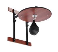 NiuLifeya Speedbag Kit de plateforme réglable en hauteur - Appareil d'entraînement de boxe mural avec balle de frappe en polyuréthane - Construction en bois d'acier - Charge maximale de 100 kg - Pour