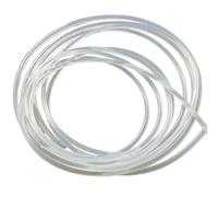 NIULIniuli Joint d'étanchéité en caoutchouc, Matériau du joint Bande de caoutchouc silicone transparente ronde 1 mm à 12, bande d'étanchéité solide en, barre 10 mètres, tapis pare-chocs (taille : mm)