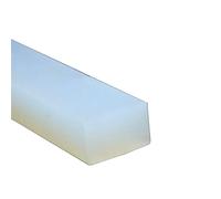 NIULIniuli Joint d'étanchéité en caoutchouc, Matériau du joint Bande d'étanchéité carrée solide en caoutchouc de silicone résistante Barre météo Tapis pare-chocs 2 mètres (25 x 10 mm)