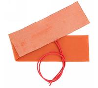 NiuLumea 12V 240W Silicone Coussin Chauffant Bouteille Chauffage Mat Chauffage Bouteille Flexible 10 x 30 cm avec Câble 50cm pour Orange