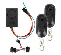 NiuLumea 36-72V E-Scooter Système d'alarme antivol avec deux interrupteurs Dualtron Thunder, Kaabo Mantis 10, modèles Wolf pour noir