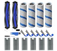NiuLumea Accessoires d'aspirateur X11 pour Cyclone & for Pro, kit de 21 pièces avec brosses principales, filtres, balais à rouleaux, brosses latérales, nettoyage
