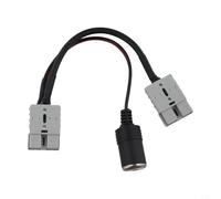 NiuLumea Adaptateur femelle 50 A vers 16 A pour convertisseur d'alimentation 12 V 24 V CC pour camping-car, remorque, réfrigérateur, V0 ignifuge