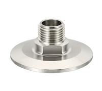 NiuLumea Adaptateur Tri-Clamp de 64 mm TC vers filetage mâle NPT de 30,5 cm, raccord en acier inoxydable 304 pour l'industrie alimentaire, laitière et des boissons
