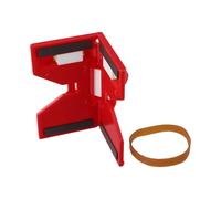 NiuLumea Angle-mètre horizontal et vertical avec 3 niveaux à bulles, poteau de clôture et installation de tuyau, rouge