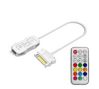 NiuLumea ARGB Contrôleur d'éclairage 5 V pour appareils à 3 broches, pour hub alimenté par SATA avec commutateur de mode manuel, ventilateurs de boîtier PC, bandes LED, refroidisseurs d'air (plusieurs