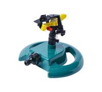 NiuLumea Arroseur automatique de jardin rotatif à 360 degrés, réglable pour arroseur en polypropylène avec base ronde, 1 pièce