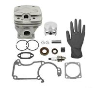 NiuLumea AUMEL 42mm Cylindre pour Joint de Piston Set MS240 024 pour Tronçonneuse Complet Métal pour Kit de Remplacement avec Roulements et Ressorts (Ms240 Cylindre)