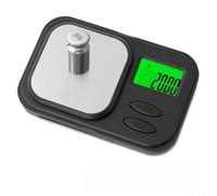 NiuLumea Balance numérique haute pour bijoux, échelle électronique de gramme de résolution 001 g, balance de poche compacte avec 8 unités de test d'or