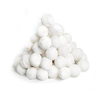 NiuLumea Billes filtrantes en fibre de 5 cm pour aquariums, réutilisables, lavables en machine, haute efficacité (200 g)