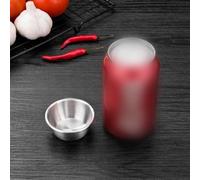 NiuLumea Bol à sauce en acier inoxydable 103 x 28 cm pour condiments, sauces, sauces, noix, olives - Petit ramequin de cuisine argenté doré