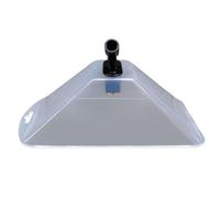 NiuLumea Buse de pulvérisation coupe-vent pour pulvérisateur électrique agricole, design en forme d'éventail avec filetage femelle M14 x 1,5, couverture de pare-brise en plastique pour jardinage et