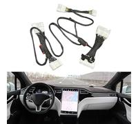 NiuLumea Câble adaptateur de mise à niveau audio 8 broches vers 14 broches pour Tesla modèle 2020-2023 avec condensateur, faisceau de câblage d'activation de haut-parleur, noir