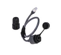 NiuLumea Câble adaptateur Ethernet, coupleur RJ45 standard pour antenne V3 et parabolique, extérieur étanche avec connecteur intégré