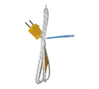 NiuLumea Câble thermocouple TP-300 K-Type 2 m, capteur de température en | Pour isolation en fibre de verre, connecteur en laiton, large plage de température, utilisation industrielle et de cuisine