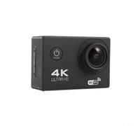 NiuLumea Caméra d'action 4K HD avec écran LCD de 2,0", vidéo 1080p/30fps, grand angle de 140°, étanche jusqu'à 30 m de profondeur pour natation et plongée, pour compact noir