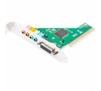 NiuLumea Carte son PCI de bureau 41 - Adaptateur audio surround CMI8738 - Chipset pour Windows 98 à 10 - Extension de carte mère