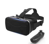 NiuLumea Casque VR pour Smartphone 4,7-7" avec contrôleur, lentilles HD avec lumière bleue pour la protection, distance des yeux réglable 58,5-70,5 mm, et design ABS léger pour jeux immersifs et