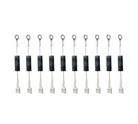 NiuLumea CL04-12 Lot de 10 diodes pour micro-ondes 350 mA 12 kV Redresseur haute tension pour modèles compatibles généraux Basse chute de tension directe Bornes revêtues d'étain