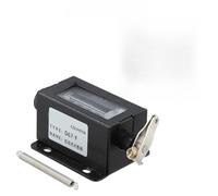 NiuLumea Compteur mécanique à 5 chiffres réinitialisable pour comptage industriel, modèle D67F, 0-99999 pour gamme, fixation à vis, réinitialisation manuelle avec poignée rotative