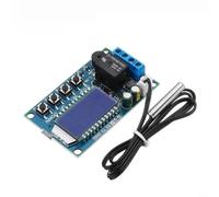 NiuLumea Contrôleur de température numérique XY-T01, pour thermostat de refroidissement à double mode avec précision de 0,1°, capteur étanche et alarme haute température (A)