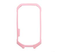 NiuLumea Coque de protection semi-enveloppée en plastique PP pour Garmin Edge 1050, protection d'angle antichoc avec port, rose