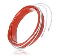 NiuLumea Coussin chauffant en silicone 150 W 12 V pour dégivrage de pare-brise, chauffage flexible avec câble de 1 m, 15 x 1200 mm, 12 V