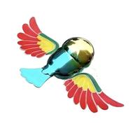 NiuLumea Creative Flying Birds Lot de 2 autocollants pour voiture avec ailes battantes Rouge/vert/bleu/violet