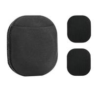 NiuLumea Creative Sticky Storage Case for AirTag - Étui de rangement en microfibre et maille filet pour protection avec motif déchirure, pour compact 4,5 x 4 x 1 cm, noir