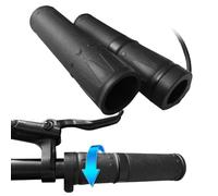 NiuLumea E-for Poignée d'accélérateur de vélo, interface étanche à 3 broches, compatible 24 V-72 V, câble de 180 cm, scooter électrique et moto, noir