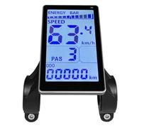 NiuLumea Ebike Écran LCD M5 24 V-60 V pour vélos électriques, panneau étanche IP65 avec connecteur 5 broches, visibilité claire à la lumière du soleil, code d'erreur et affichage de la vitesse en