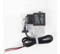 NiuLumea Electrovanne de compresseur d'air silencieux avec clapet d'échappement et anti-retour, 220 V, couvercle en fer, pour noir