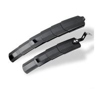 NiuLumea Ensemble de garde-boue rétractable pour vélo de 66 cm et 69,8 cm, avant et arrière réglable, pare-pluie en plastique, noir